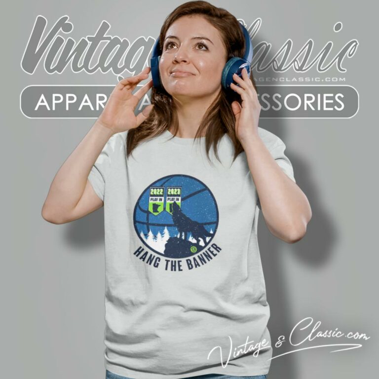 Minnesota Timberwolves Hang The Banner Women T Shirt Minnesota Timberwolves Hang The Banner Women T Shirt