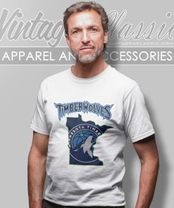 Minnesota Timberwolves Map T Shirt
