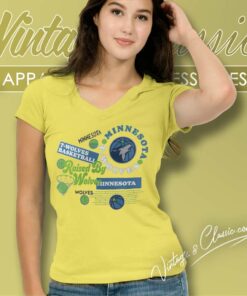Minnesota Timberwolves Raised By Wolves V Neck TShirt