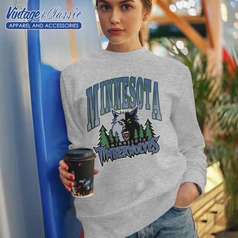 Minnesota Timberwolves Retro Logo NBA Sweatshirt Minnesota Timberwolves Retro Logo NBA Sweatshirt