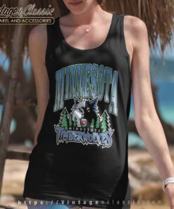 Minnesota Timberwolves Retro Logo NBA Tank Top