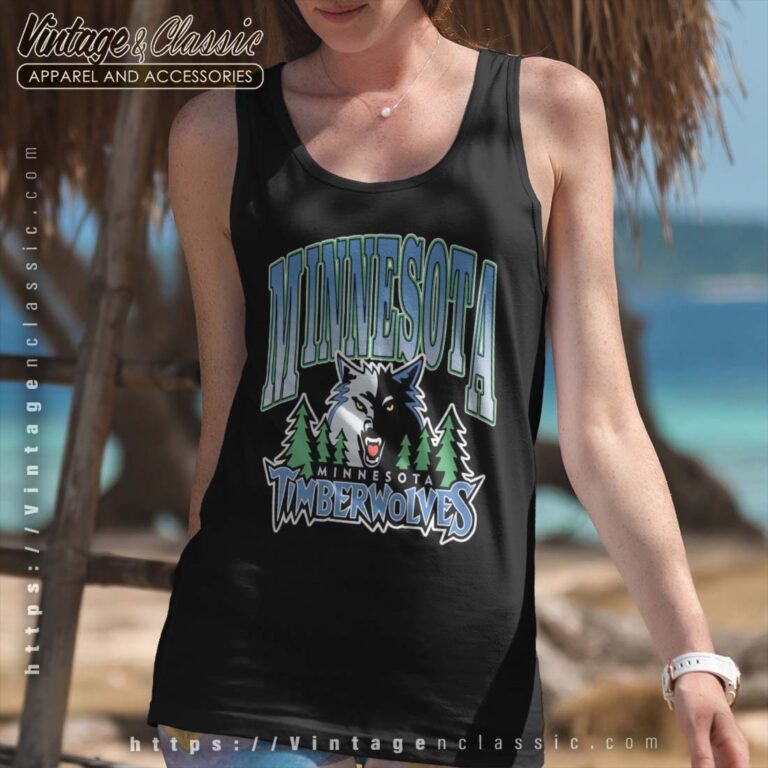 Minnesota Timberwolves Retro Logo NBA Tank Top Minnesota Timberwolves Retro Logo NBA Tank Top