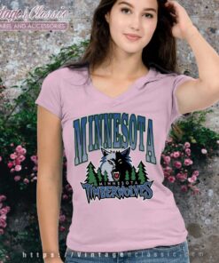 Minnesota Timberwolves Retro Logo NBA V Neck