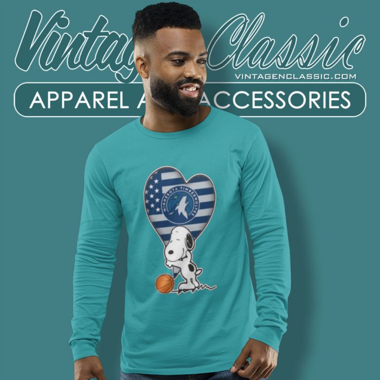 Minnesota Timberwolves Shirt Basketball The Peanuts Movie Adorable Snoopy Long Sleeve Tee Minnesota Timberwolves Shirt Basketball The Peanuts Movie Adorable Snoopy Long Sleeve Tee