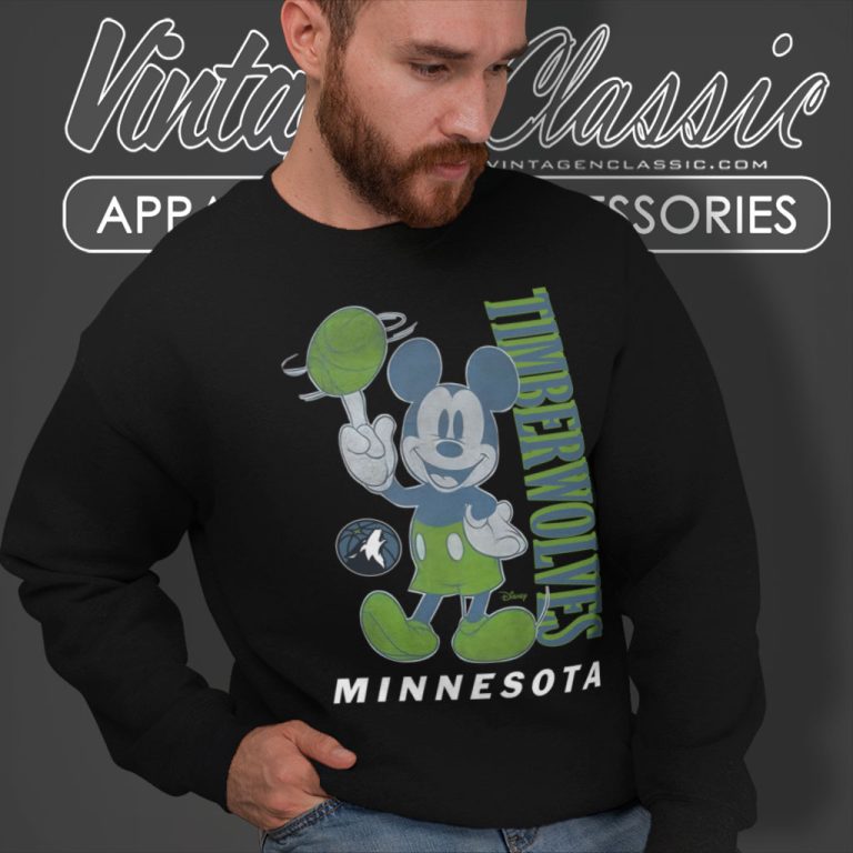 Minnesota Timberwolves Shirt Junk Food Disney Vintage Mickey Baller Sweatshirt Minnesota Timberwolves Shirt Junk Food Disney Vintage Mickey Baller Sweatshirt