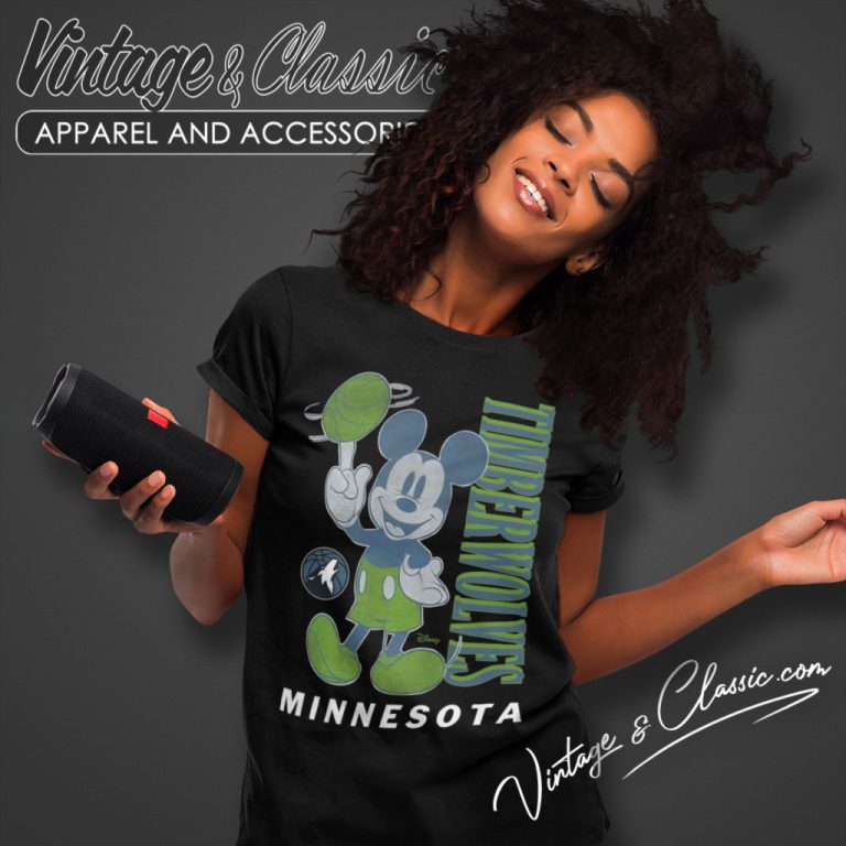 Minnesota Timberwolves Shirt Junk Food Disney Vintage Mickey Baller Women T Shirt Minnesota Timberwolves Shirt Junk Food Disney Vintage Mickey Baller Women T Shirt