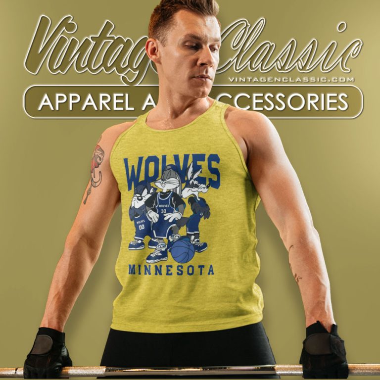 Minnesota Timberwolves Shirt Looney Tunes Nba Basketball Tank Top Racerback Minnesota Timberwolves Shirt Looney Tunes Nba Basketball Tank Top Racerback