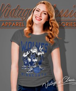 Minnesota Timberwolves Shirt Looney Tunes Nba Basketball Women T Shirt