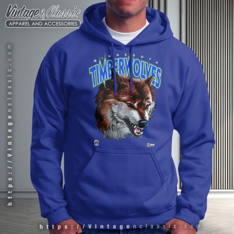Minnesota Timberwolves Wolves Logo NBA Royal Hoodie Minnesota Timberwolves Wolves Logo NBA Royal Hoodie