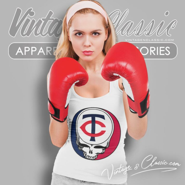 Minnesota Twins Grateful Dead Steal Your Face Tank Top Racerback Minnesota Twins Grateful Dead Steal Your Face Tank Top Racerback