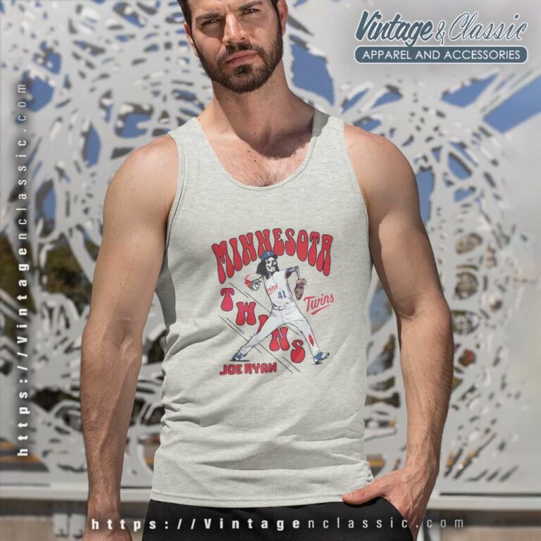 Minnesota Twins Joe Ryan Grateful Dead Tank Top Racerback Minnesota Twins Joe Ryan Grateful Dead Tank Top Racerback
