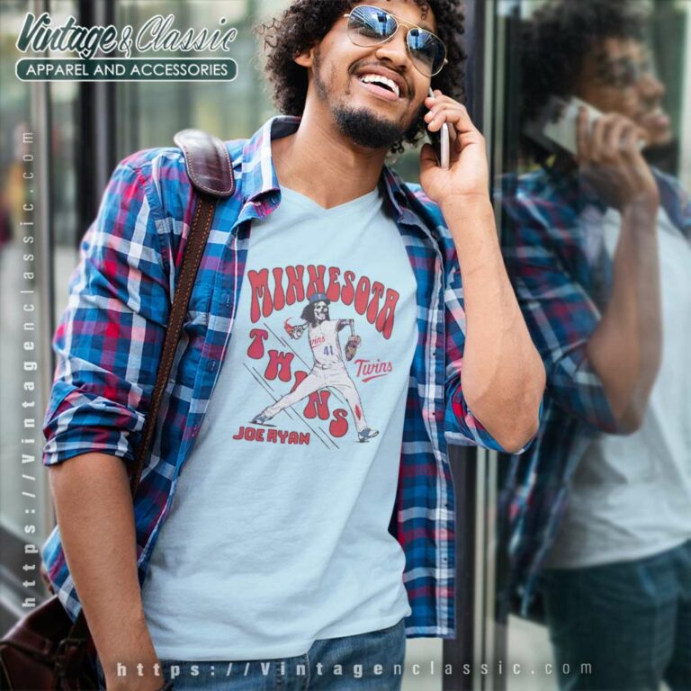 Minnesota Twins Joe Ryan Grateful Dead V Neck TShirt Minnesota Twins Joe Ryan Grateful Dead V Neck TShirt