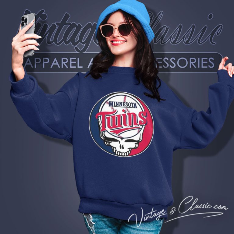 Minnesota Twins The Grateful Dead Baseball Mlb Mashup Sweatshirt Minnesota Twins The Grateful Dead Baseball Mlb Mashup Sweatshirt