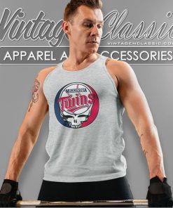 Minnesota Twins The Grateful Dead Baseball Mlb Mashup Tank Top Racerback