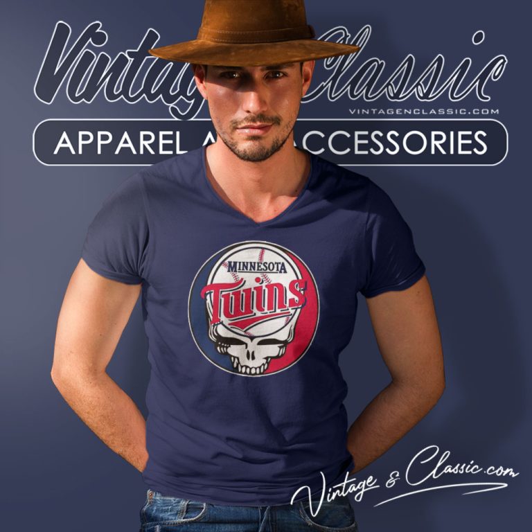 Minnesota Twins The Grateful Dead Baseball Mlb Mashup V Neck TShirt Minnesota Twins The Grateful Dead Baseball Mlb Mashup V Neck TShirt