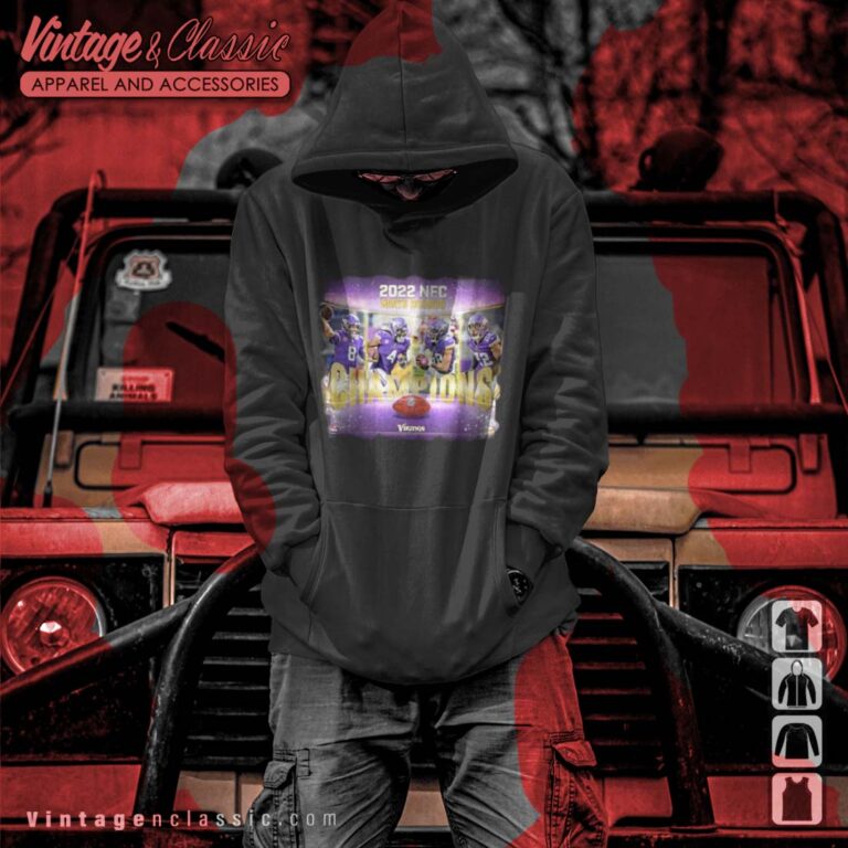Minnesota Vikings 2022 NFC North Division Champions Hoodie Minnesota Vikings 2022 NFC North Division Champions Hoodie