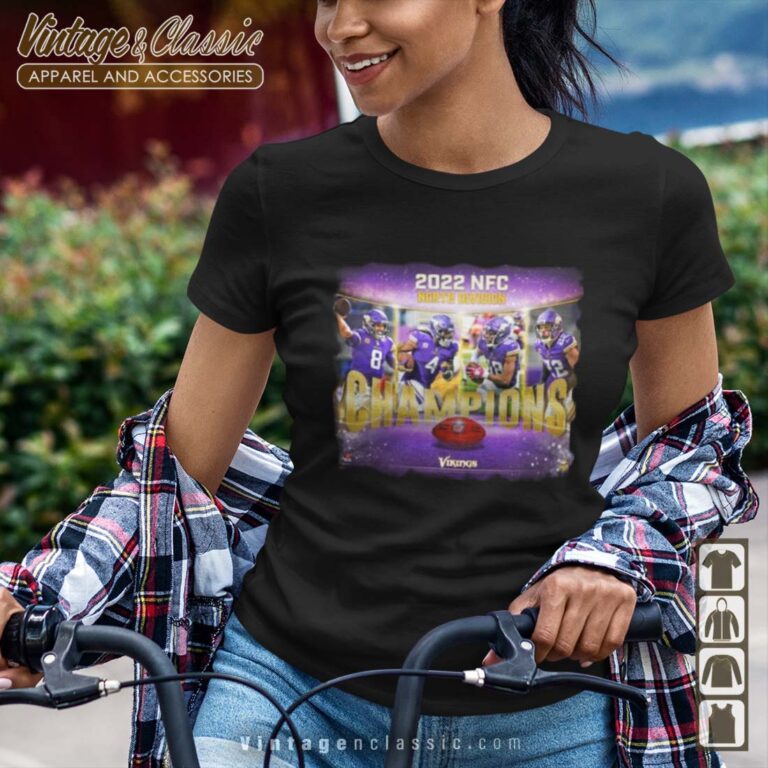 Minnesota Vikings 2022 NFC North Division Champions TSHIRT Minnesota Vikings 2022 NFC North Division Champions TSHIRT