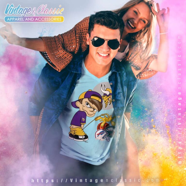 Minnesota Vikings Calvin Pee On Other Teams V Neck TShirt Minnesota Vikings Calvin Pee On Other Teams V Neck TShirt