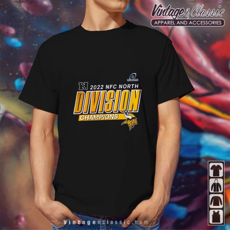 Minnesota Vikings Fanatics 2022 NFC Shirt Minnesota Vikings NFC North Division Champions Tshirt Minnesota Vikings Fanatics 2022 NFC Shirt Minnesota Vikings NFC North Division Champions Tshirt
