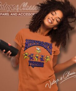 Minnesota Vikings Grateful Dead Dancing Bears Women T Shirt