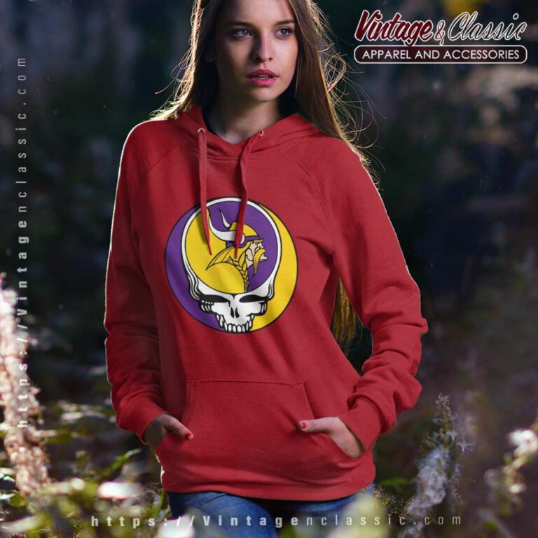 Minnesota Vikings Grateful Dead Steal Your Face Hoodie Minnesota Vikings Grateful Dead Steal Your Face Hoodie