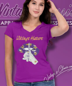 Minnesota Vikings Haters Shut The Fuck Up V Neck TShirt