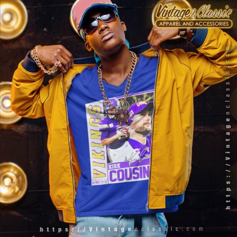 Minnesota Vikings Kirk Cousins 08 Signatures V Neck TShirt Minnesota Vikings Kirk Cousins 08 Signatures V Neck TShirt