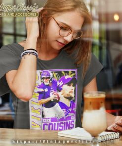 Minnesota Vikings Kirk Cousins 08 Signatures Women TShirt