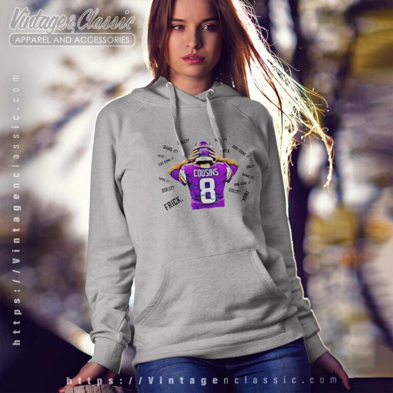 Minnesota Vikings Kirk Cousins Football Player Hoodie Minnesota Vikings Kirk Cousins Football Player Hoodie