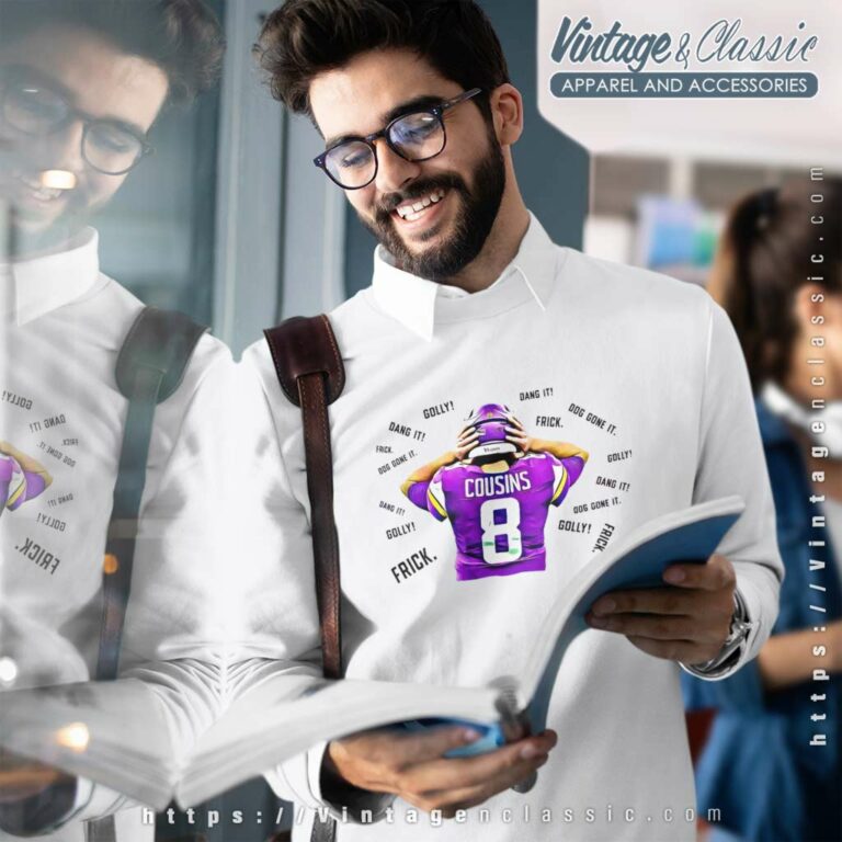 Minnesota Vikings Kirk Cousins Football Player Sweatshirt Minnesota Vikings Kirk Cousins Football Player Sweatshirt