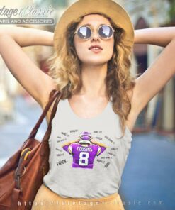Minnesota Vikings Kirk Cousins Football Player Tank Top Racerback