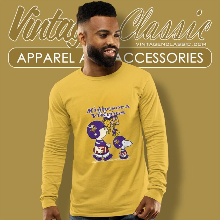 Minnesota Vikings Lets Play Football Together Snoopy Shirt Long Sleeve Tee Minnesota Vikings Lets Play Football Together Snoopy Shirt Long Sleeve Tee