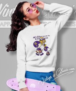 Minnesota Vikings Lets Play Football Together Snoopy Shirt Sweatshirt