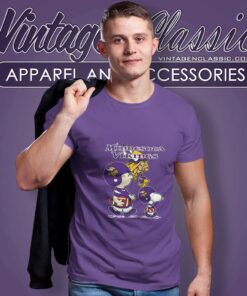 Minnesota Vikings Lets Play Football Together Snoopy Shirt T shirt
