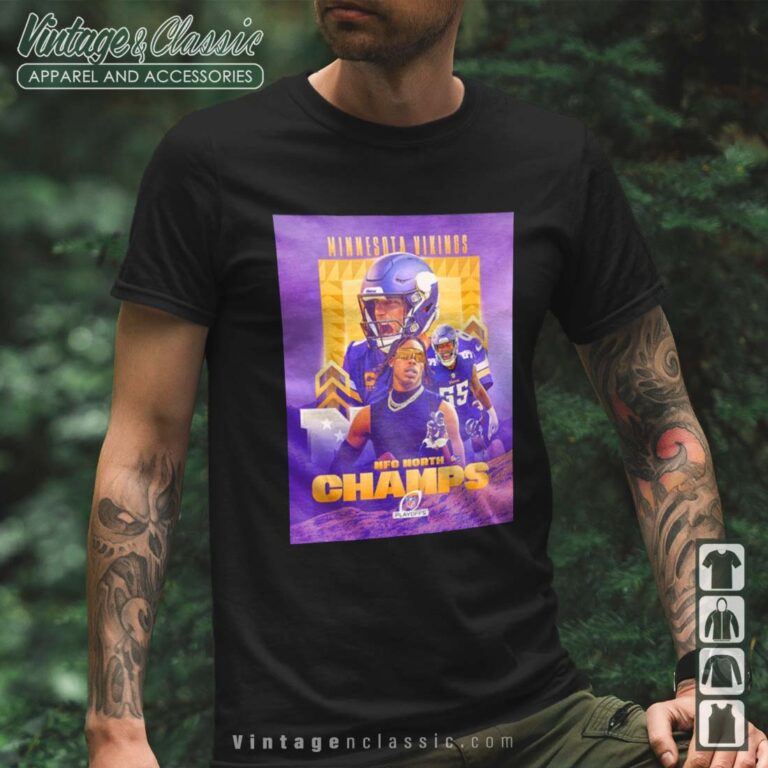 Minnesota Vikings NFC North Division Champions 2022 Shirt Minnesota Vikings NFC North Division Champions 2022 Shirt