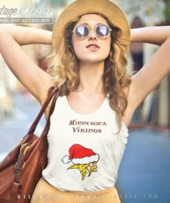 Minnesota Vikings Nfl Christmas Logo Tank Top Racerback