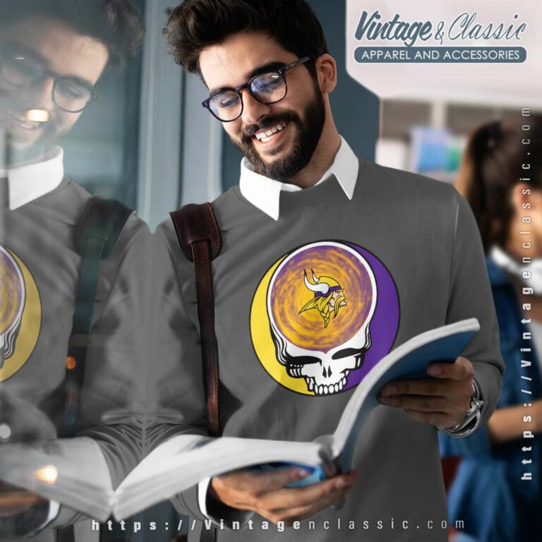 Minnesota Vikings Shirt Nfl Grateful Dead Logo Sweatshirt Minnesota Vikings Shirt Nfl Grateful Dead Logo Sweatshirt