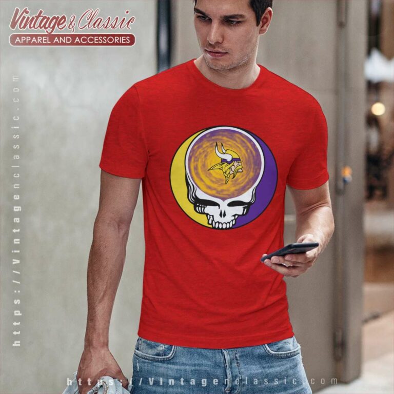 Minnesota Vikings Shirt Nfl Grateful Dead Logo T Shirt Minnesota Vikings Shirt Nfl Grateful Dead Logo T Shirt