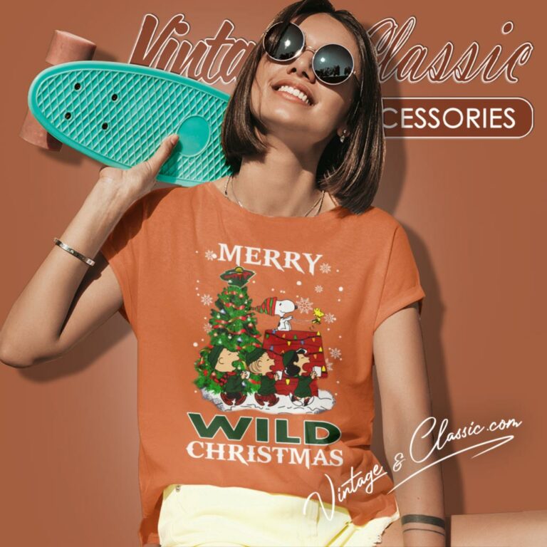 Minnesota Wild Christmas Merry Snoopy Women T Shirt Minnesota Wild Christmas Merry Snoopy Women T Shirt