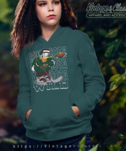 Minnesota Wild Donald Duck Hockey Shirt