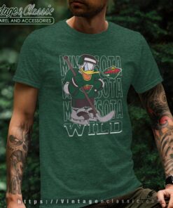 Minnesota Wild Donald Duck Hockey Shirt T shirt