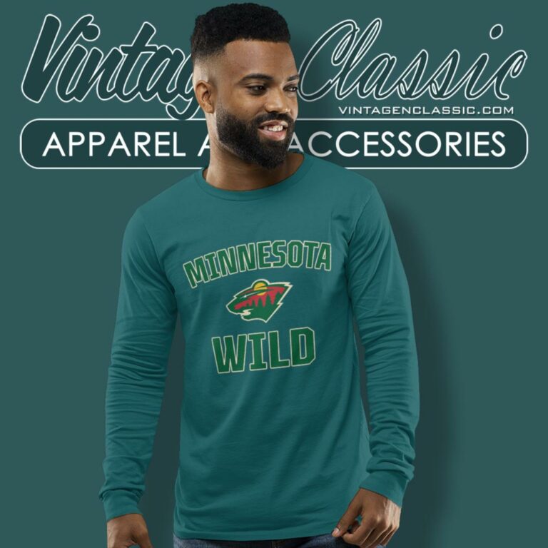 Minnesota Wild Fanatics Branded Keep The Zone Long Sleeve Tee Minnesota Wild Fanatics Branded Keep The Zone Long Sleeve Tee