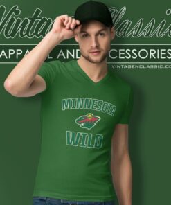 Minnesota Wild Fanatics Branded Keep The Zone Shirt 5 Minnesota Wild Fanatics Branded Keep The Zone V Neck TShirt