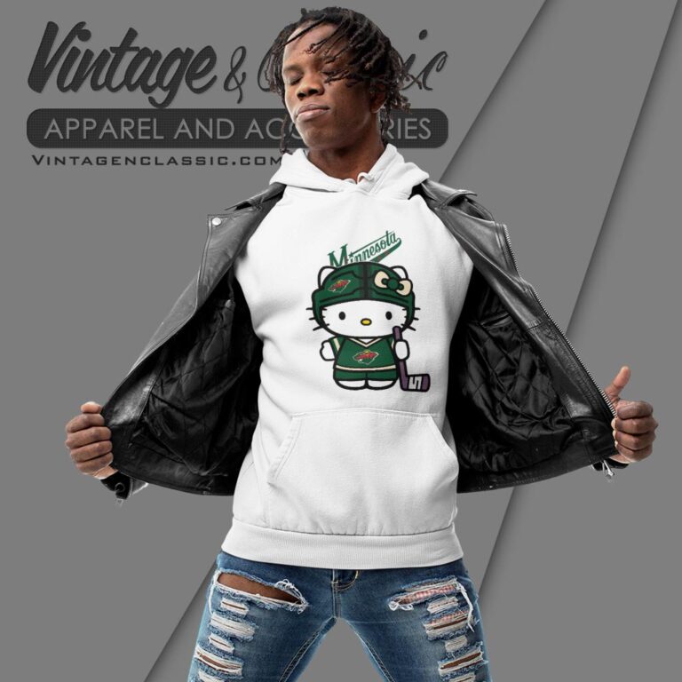 Minnesota Wild Hello Kitty Shirt Hoodie Minnesota Wild Hello Kitty Shirt Hoodie