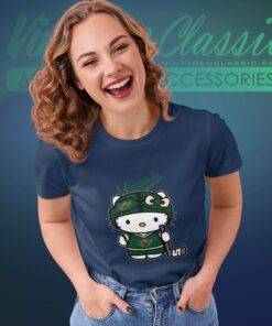 Minnesota Wild Hello Kitty Shirt Women T shirt