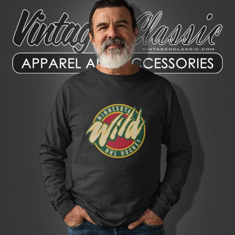 Minnesota Wild Nhl Hockey Logo Long Sleeve Tee 1 Minnesota Wild Nhl Hockey Logo Long Sleeve Tee 1
