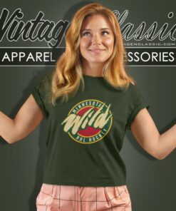 Minnesota Wild Nhl Hockey Logo Women T Shirt 1