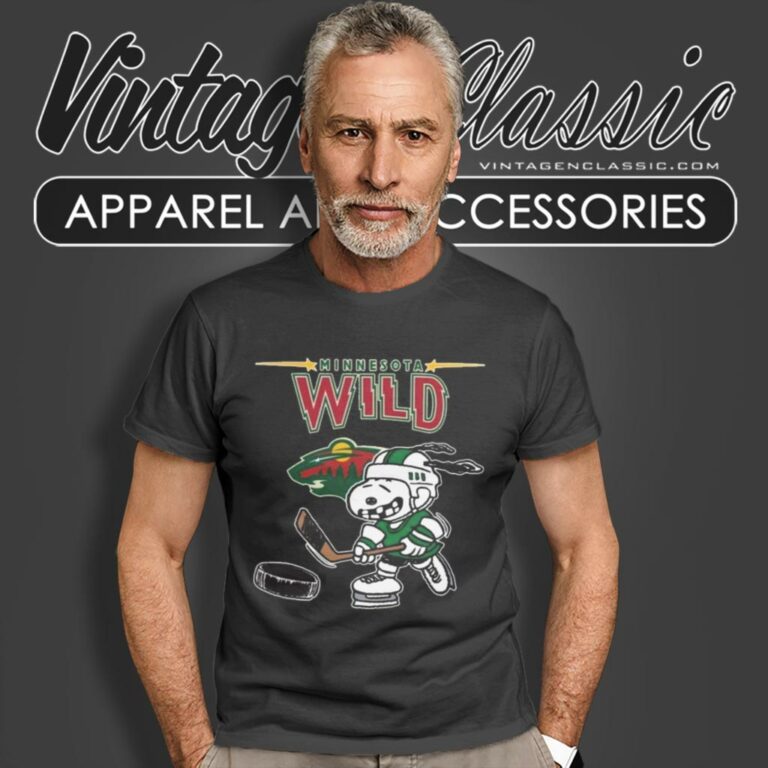 Minnesota Wild Snoopy Hockey Funny T Shirt Minnesota Wild Snoopy Hockey Funny T Shirt