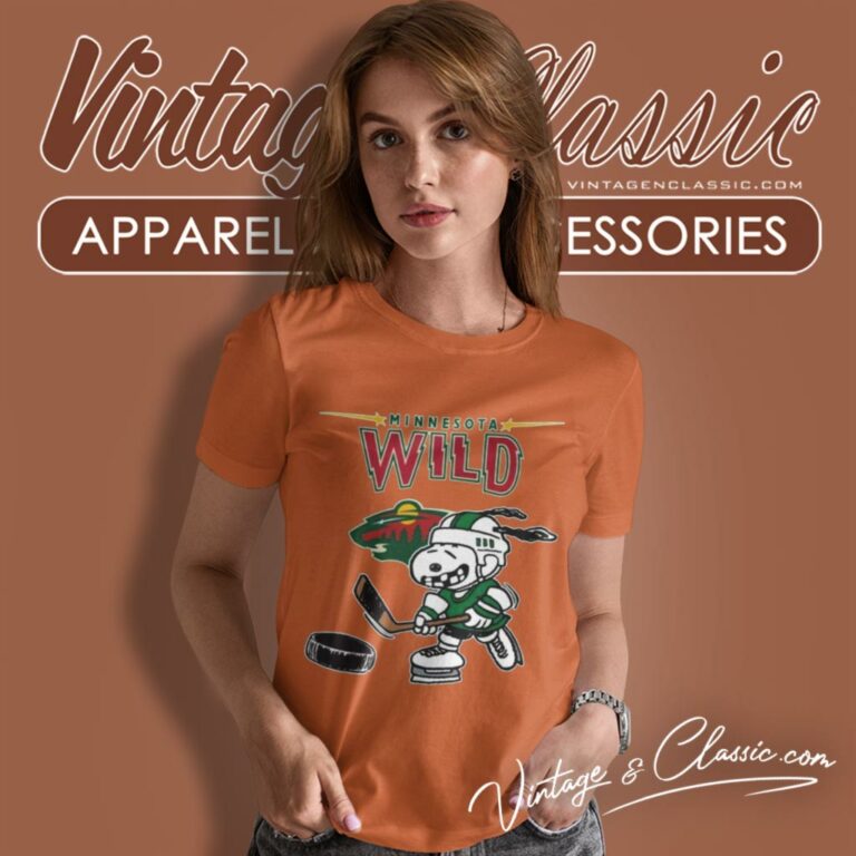 Minnesota Wild Snoopy Hockey Funny Women T Shirt Minnesota Wild Snoopy Hockey Funny Women T Shirt