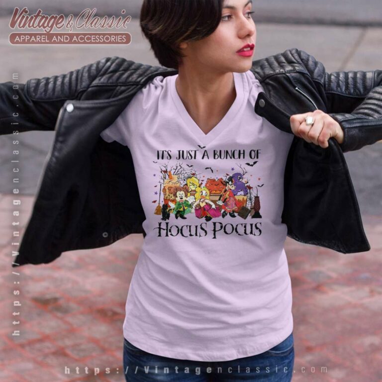 Minnie And Friends Hocus Pocus V Neck TShirt Minnie And Friends Hocus Pocus V Neck TShirt